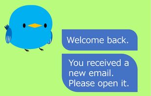 You got a happy email from the you of yesterday.