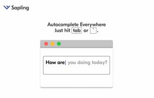 Autocomplete feature.