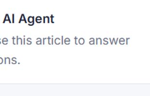 With the 'Available for AI-agent' toggle you can control which help desk articles can be used by the AI to generate answers for a customer