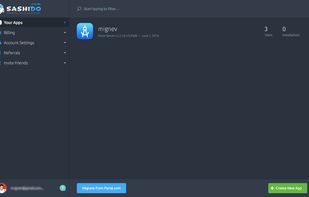SashiDo.io screenshot 1