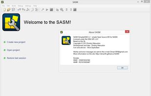 SASM screenshot 1