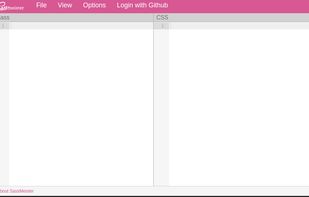 SassMeister screenshot 1