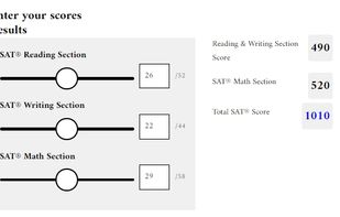 SAT Score Calculator 2023 screenshot 1