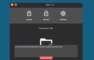 Decryption of AES-256 SAV7 files