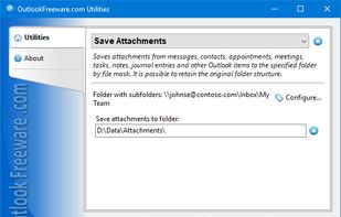 Save Attachments from Outlook screenshot 1