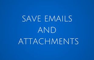 Save Emails and Attachments screenshot 1