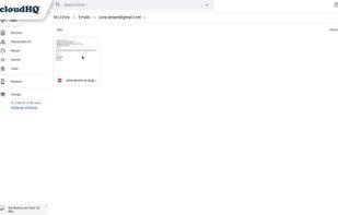 Save Emails to Google Drive by cloudHQ screenshot 3