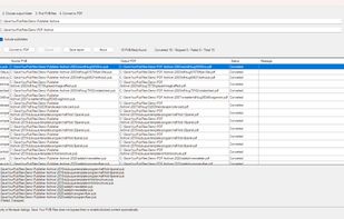 Save Your PUB Files desktop app showing batch conversion of multiple Microsoft Publisher .PUB files to PDF on Windows