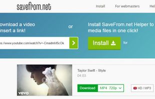 SaveFrom.net screenshot 1