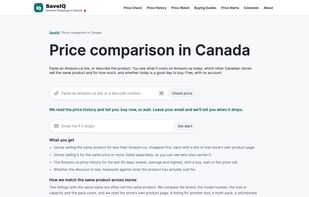 Price comparison in Canada: see which other Canadian stores sell the same product and for how much.