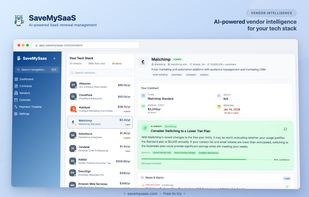 SaveMySaas Vendor Dashboard