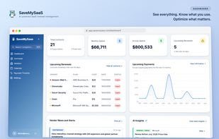 SaveMySaas dashboard