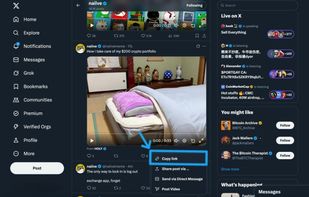 Copy Link from Twitter