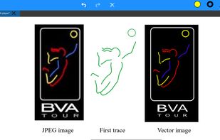 SaviDraw - an example of tracing.