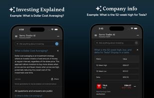Savvy Trader AI - Investing Explained - Example question: What is Dollar Cost Averaging? Company Info - Example question: What is the 52-week high for Tesla?