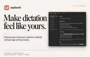 Editorial overview of vocabulary and app workflows, using the real Sayburst interface.