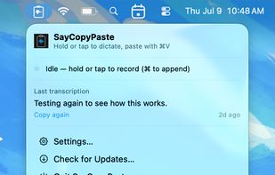 SayCopyPaste screenshot 1