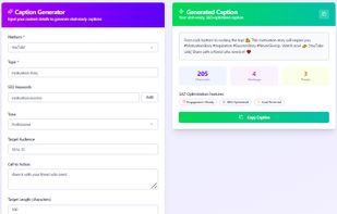 REQUIRED INPUT AND GENERATED OUTPUT