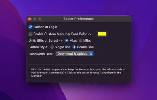 Scaler Bandwidth Monitor screenshot 1