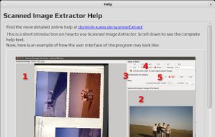 Scanned Image Extractor screenshot 1