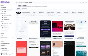 Choose from 50+ ready-made templates to build a landing page for your QR Code.
