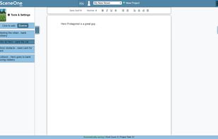 Clean writing interface (including a focus mode) with various automatic tools working in the background.