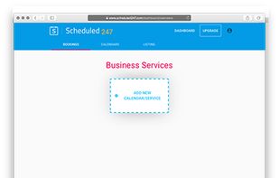 Here you can create your calendars. A calendar can represent a team member or a shop. With the free version you only have access to one calendar.