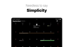 Scheduler - Calendar Widget screenshot 1