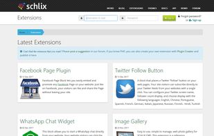 SCHLIX CMS screenshot 2