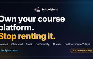 Own your course platform - stop renting it