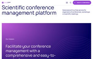 Sciencesconf screenshot 1