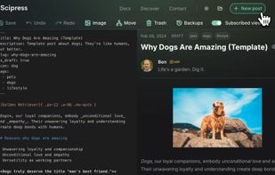 Scipress screenshot 1