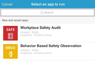 Easy-to-configure mobile apps enable managers to standardize work processes.