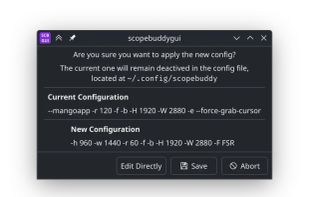 Scopebuddy GUI screenshot 1