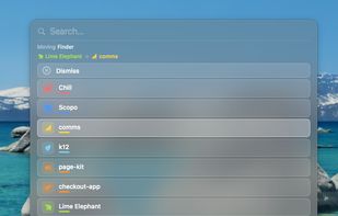 move window to the right space