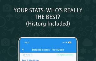 rack your performance over time with detailed game history and player statistics. See win rates, average scores, and finally prove who the true champion is.