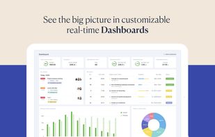 Get a complete overview of each project's profitability. Track your project performance and important KPIs on a beautiful dashboard with real-time data.