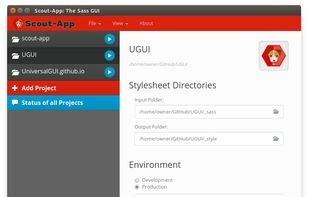 Project Settings View (Ubuntu)