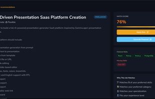 AI Driven Presentation - Scoutance