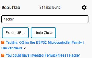 ScoutTab Productivity Browser Extension screenshot 1