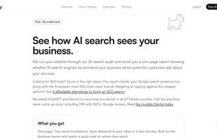 Free AI visibility report