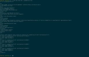 Command-line usage example