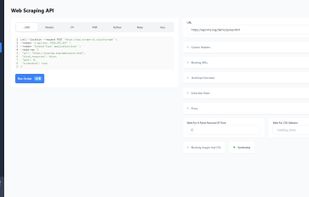 Web scraping API