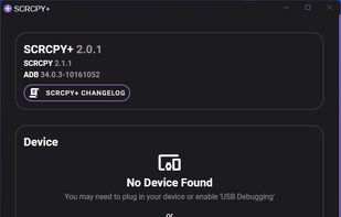 SCRCPY+ screenshot 1