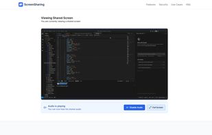 Screen Sharing via Browser screenshot 1