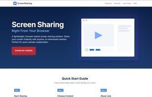 Screen Sharing via Browser screenshot 3