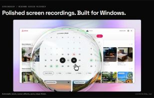 Record a screen, window or selected area on Windows.