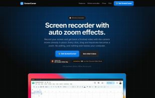 The website's home page