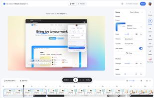 Pro editor: Build multi-scene videos with a timeline, templates, and automated zooms.