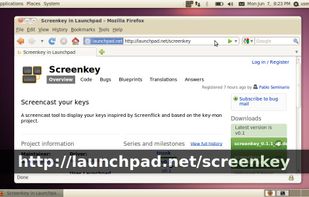 Screenkey screenshot 3